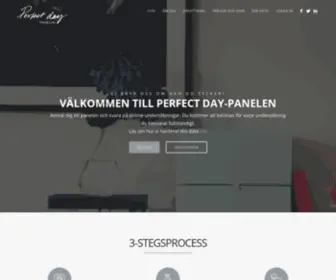 Perfectdaypanelen.se(Perfect Day) Screenshot