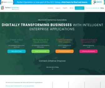 Perfectdynamics.co.uk(Microsoft Dynamics) Screenshot