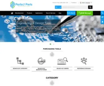 PerfectelectronicParts.com(Perfect Parts) Screenshot