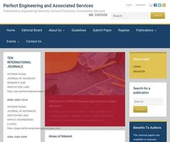 Perfectengineeringassociates.com(Perfect Engineering and Associated Services) Screenshot