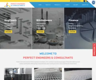 Perfectengineerscon.com(PERFECT ENGINEERS & CONSULTANTS) Screenshot