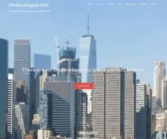 Perfectenglishnyc.com(Private English) Screenshot