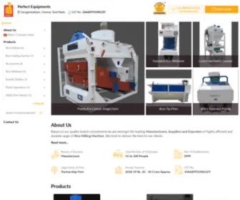 Perfectequipments.in(Perfect Equipments) Screenshot