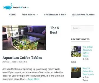 Perfectfishtank.com(Fish Tank Guides) Screenshot