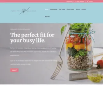 Perfectfitnutrition.com(Perfect Fit Nutrition) Screenshot