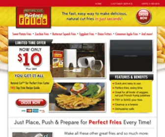 Perfectfries.com(The one step French fry cutter) Screenshot