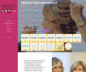 Perfecthairandmakeup.com(Perfect Hair and Makeup) Screenshot