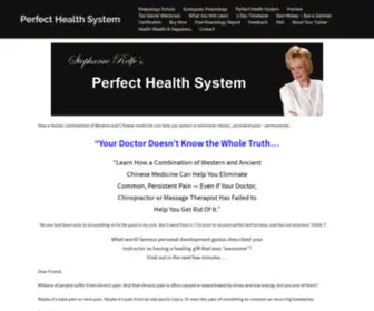 Perfecthealthsystem.com(The Perfect Health System) Screenshot