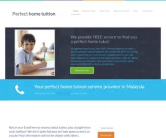 Perfecthometuition.com(Best Tutors and Home Tuition Malaysia å®¶åº­è¡¥ä¹ ) Screenshot