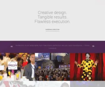 Perfection-Events.com(Perfection Events) Screenshot