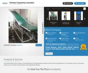 Perfectionengineering.co.in(Perfection Engineering Corporation) Screenshot