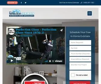 Perfectionglass.com(Perfection Glass) Screenshot