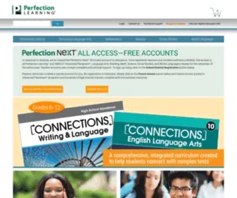 Perfectionlearning.com(Perfection Learning) Screenshot
