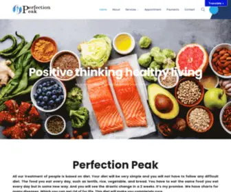 Perfectionpeak.com(Home Remedies) Screenshot