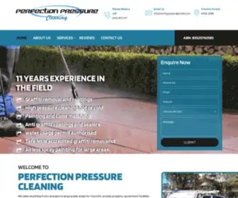 Perfectionpressurecleaning.com.au(High Pressure Cleaning) Screenshot