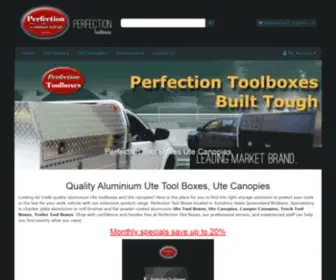 Perfectiontoolboxes.com.au(Perfection Toolboxes Quality Aluminium Ute Tool Boxes) Screenshot