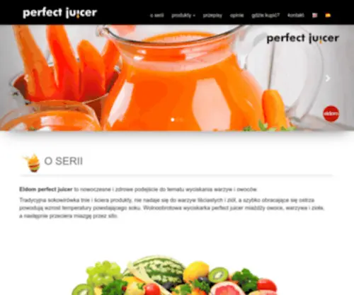 Perfectjuicer.pl(Perfect juicer) Screenshot
