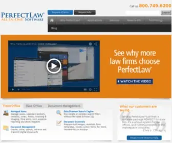 Perfectlaw.com(Legal Software) Screenshot