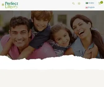 Perfectlife-Uae.com(100% Natural Organic Prebiotic products and rich in Vitamin) Screenshot