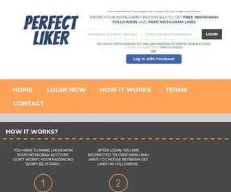 Perfectlikeraut.com(Free Instagram Followers) Screenshot