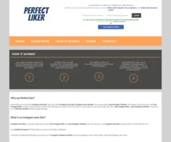 Perfectlikerr.com(Free Instagram Followers) Screenshot