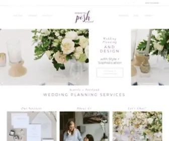 Perfectlyposhevents.com(Seattle Wedding Planner) Screenshot