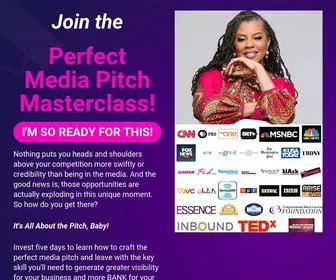 Perfectmediapitch.com(Perfect Media Pitch Masterclass Sign) Screenshot