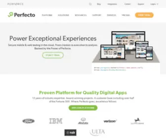 Perfectomobile.com(Web & Mobile App Testing) Screenshot