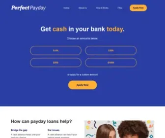 Perfectpayday.com.au(Payday Loans In Australia (September 2021 Updated)) Screenshot