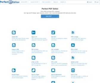 Perfectpdfeditor.com(Perfect PDF Editor) Screenshot