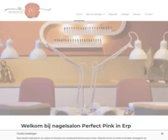 Perfectpink.nl(Welkom bij beautysalon Perfect Pink in Erp) Screenshot