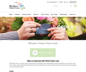 Perfectplasticcards.com(Perfect plastic cards) Screenshot