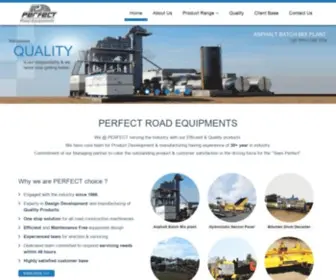 Perfectroadequipments.com(PERFECT ROAD EQUIPMENTS) Screenshot