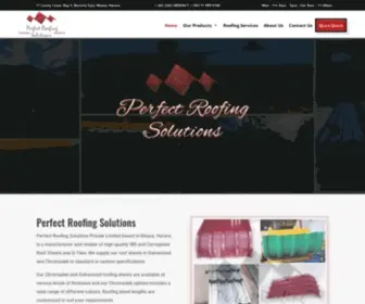 Perfectroofing.solutions(Perfect Roofing Solutions Pvt Ltd) Screenshot