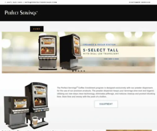Perfectservings.com(Perfect Servings) Screenshot