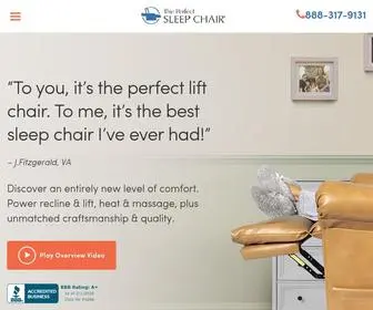 Perfectsleepchair.com(Ultimate Perfect Sleep Chair) Screenshot