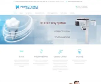 Perfectsmiledental.ae(Perfect Smile Dental Centre) Screenshot