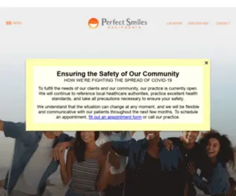 Perfectsmilescalifornia.com(Perfect Smiles California) Screenshot