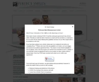 Perfectsmilesfd.com(Perfect Smiles Family Dentistry) Screenshot