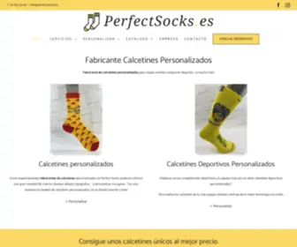 Perfectsocks.es(Fabricante de Calcetines Personalizados) Screenshot