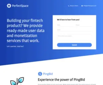 Perfectspace.com(Web development san diego) Screenshot