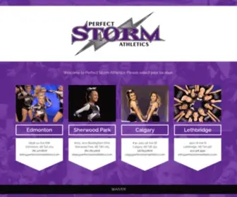 Perfectstormathletics.com(Perfect Storm Athletics) Screenshot