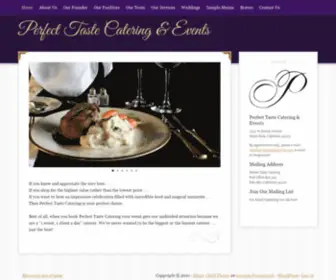 Perfecttastecatering.com(Perfecttastecatering) Screenshot