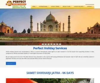 Perfecttoursandtravels.com(Perfect Tours and Travels) Screenshot