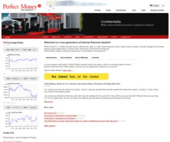 Perfectumoney.com(Perfect Money) Screenshot