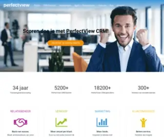 Perfectviewcrm.nl(PerfectView CRM Online) Screenshot
