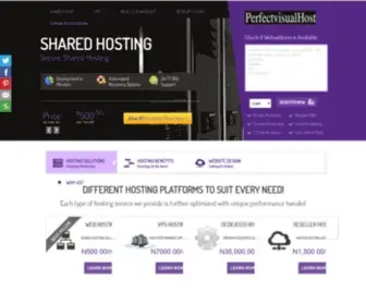 Perfectvisualhost.com(Reliable Web Hosting Company Nigeria) Screenshot