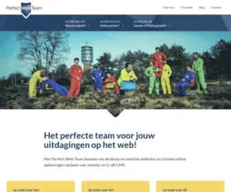 Perfectwebteam.nl(Het perfecte team voor jouw uitdagingen op het web) Screenshot