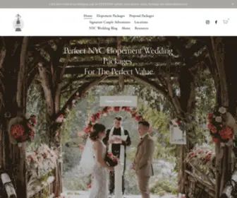 Perfectweddingnyc.com(Best Value Elopement Wedding Service in New York City) Screenshot