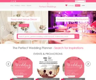 Perfectweddings.sg(Perfect Weddings) Screenshot